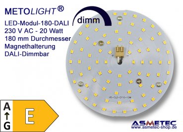 LED-Modul 180-20-NW, 20 Watt, 2000 lm, neutralweiß, DALI-dimmbar