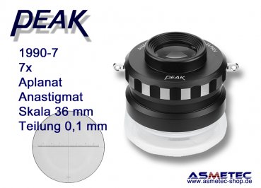 PEAK-Optics Anastigmatik Lupe 1990-7, 7fach